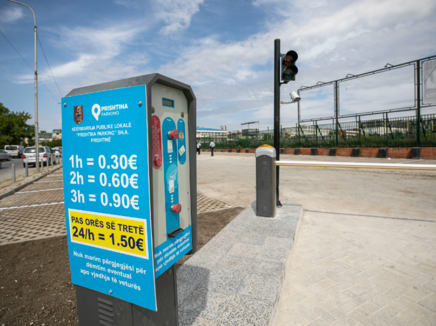 Prishtina Parking do t’i njoftojë për skadim 10 minuta më herët shfrytëzuesit e parkingjeve