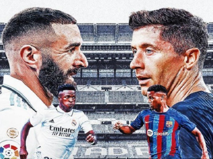 Real Madrid-Barcelona, formacionet e mundshme të finales së Superkupës