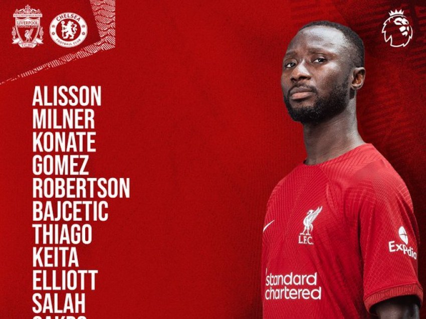 Liverpool – Chelsea, publikohen formacionet zyrtare