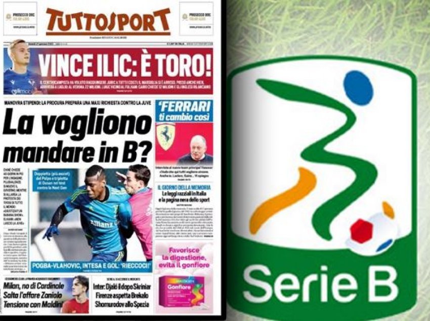 Tuttosport ngre alarmin, Juventus rrezikon të shkojë në -30 pikë