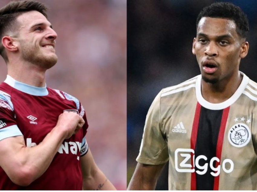 Pritja afër fundit, Arsenal prezanton këtë javë Declan Rice e Jurrien Timber