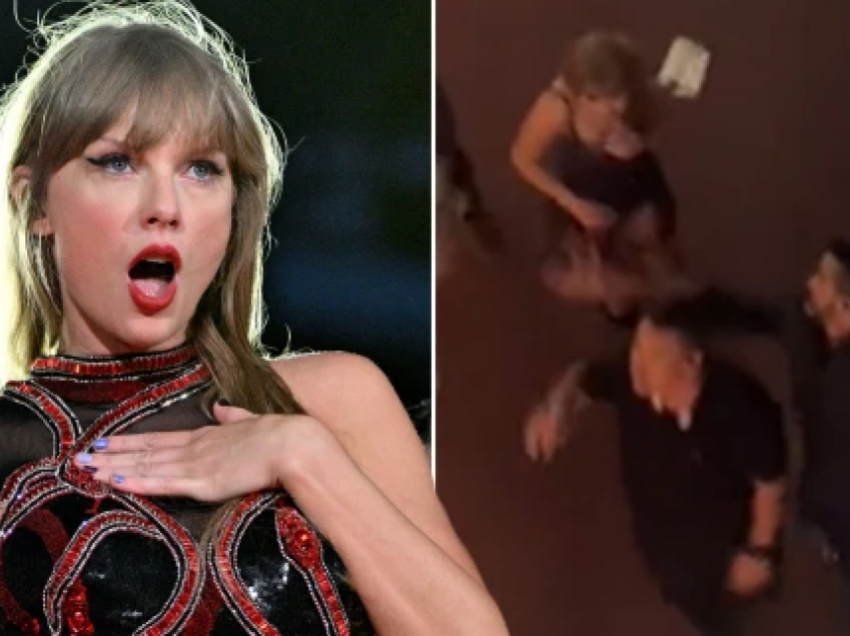 Taylor Swift habitet kur shikon fansat duke hedhur gjësende teksa largohet nga një koncert