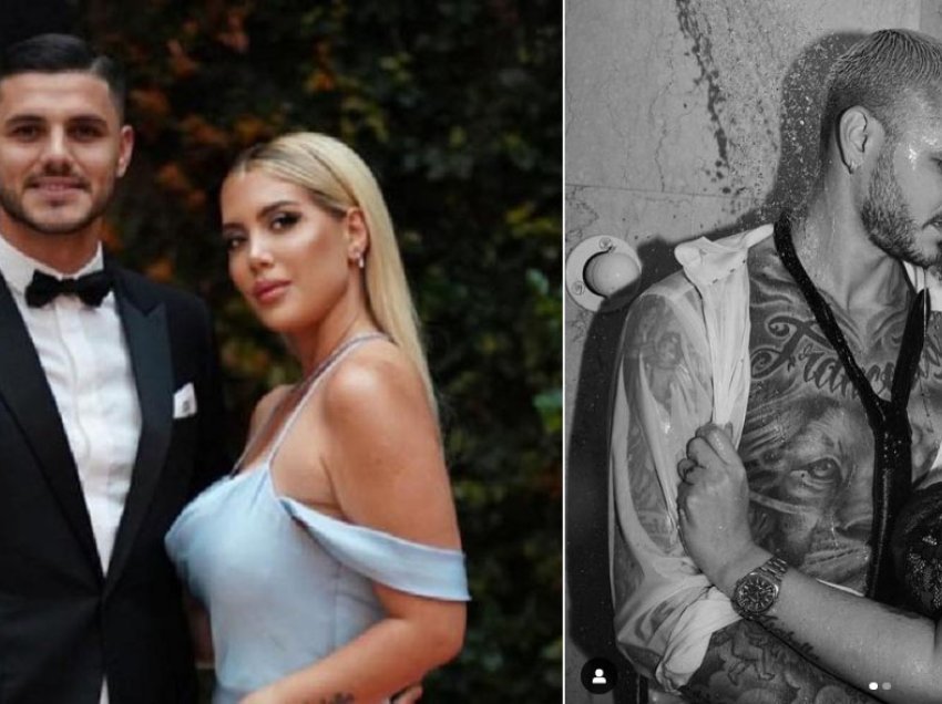 Wanda Nara dhe Mauro Icardi nuk përmbahen, i ‘vënë flakën’ rrjetit me këto foto në dush 