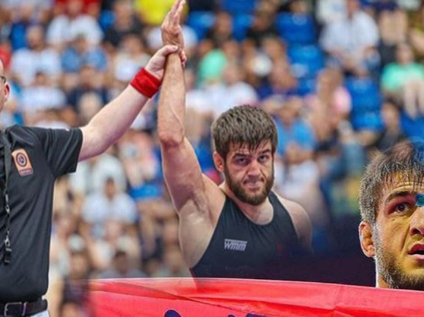 I jep Shqipërisë medaljen e arit në mundje