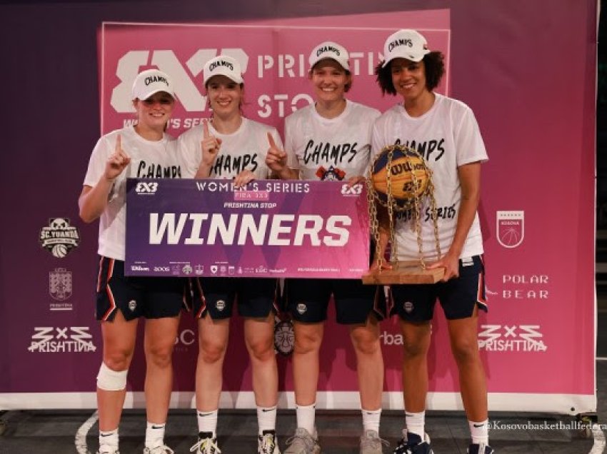 ​SHBA triumfon në FIBA 3x3 Women’s Series në Prishtinë