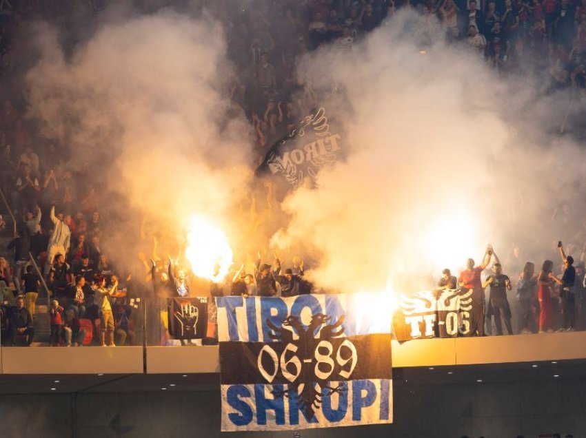 UEFA gjobit FSHF-në për flakadanët në Shqipëri - Moldavi