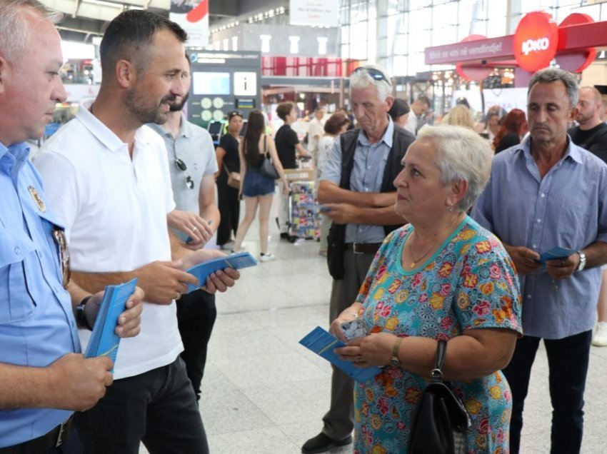 MPB-ja takon mërgimtarët në aeroport, iu kërkon të “festojnë me zemër, jo me armë”