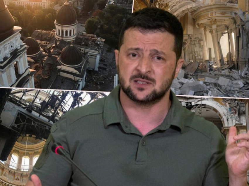 Rusët shkatërruan kishën ortodokse gjatë sulmeve ajrore në Odesa, Zelensky: Do të hakmerremi