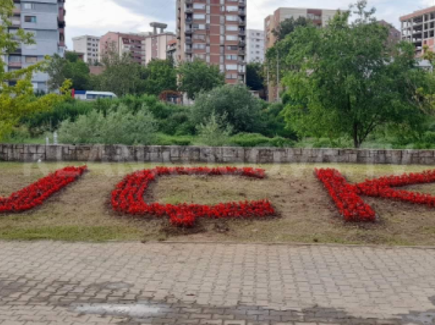 ”UÇK” lulëzon në parkun pranë Ibrit në Mitrovicë