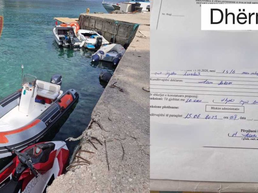 Bllokohen 2 Jet Ski dhe 1 gomone, policia shton kontrollet në Vlorë