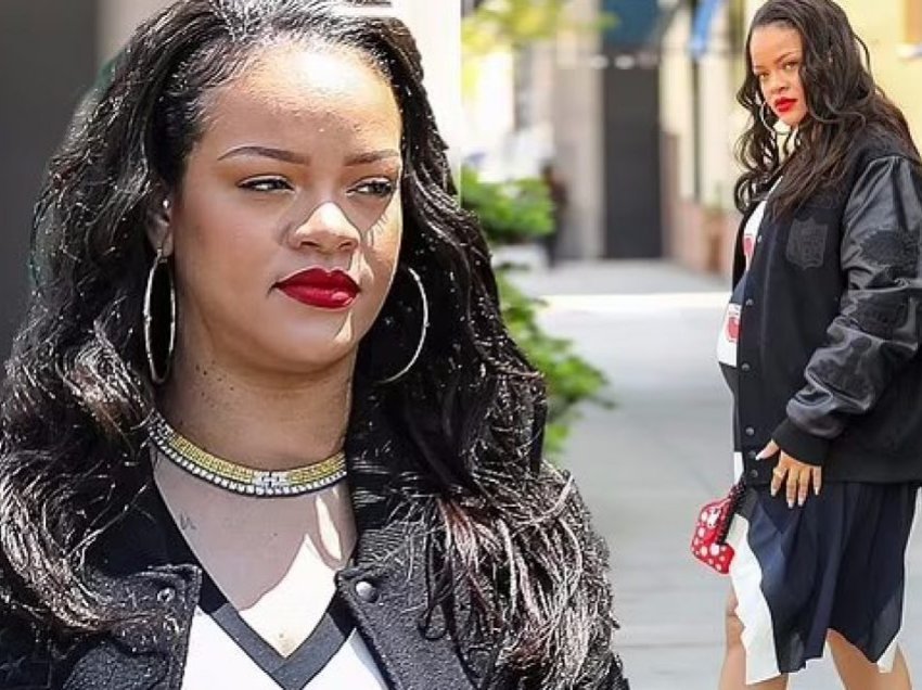 Rihanna vazhdon shkëlqimin dhe dukjen me stil edhe në muajt e fundit të shtatzënisë