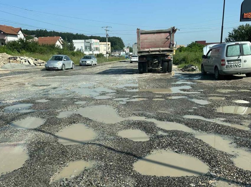 Rruga Ferizaj-Shtime në gjendje të mjerueshme