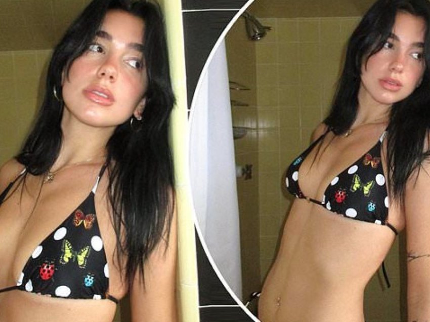 Dua Lipa tregon format trupore në një paraqitje atraktive me bikini në imazhet e fundit