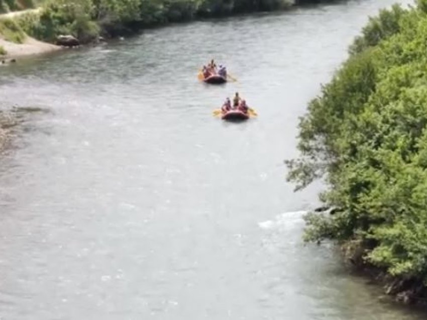 Për rafting në Drin të Zi, bum vizitorësh në luginë