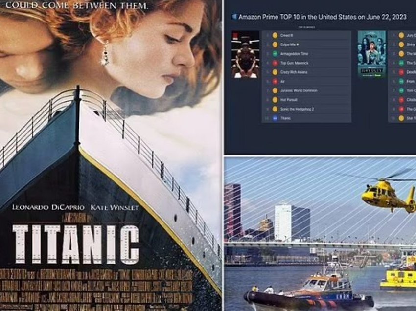 Filmi “Titanic” ngjitet në pozitën e dhjetë në Amazon Prime pas tragjedisë së nëndetëses Titan