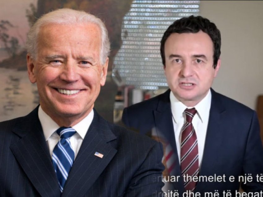 Joe Bidenit i shkon një letër për Kosovën, i kërkohet ta bëjë këtë gjë historike me Albin Kurtin