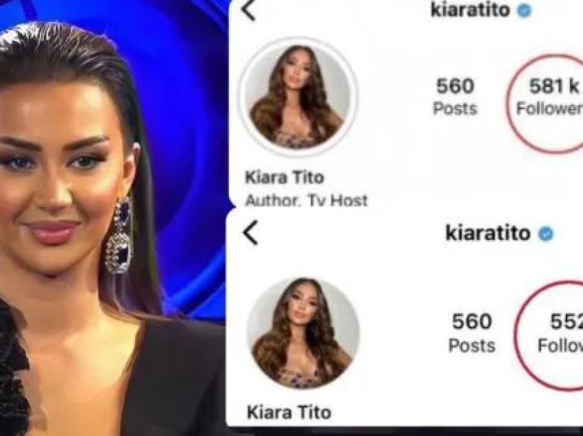 Kiara humb gati 30 mijë ndjekës në Instagram!