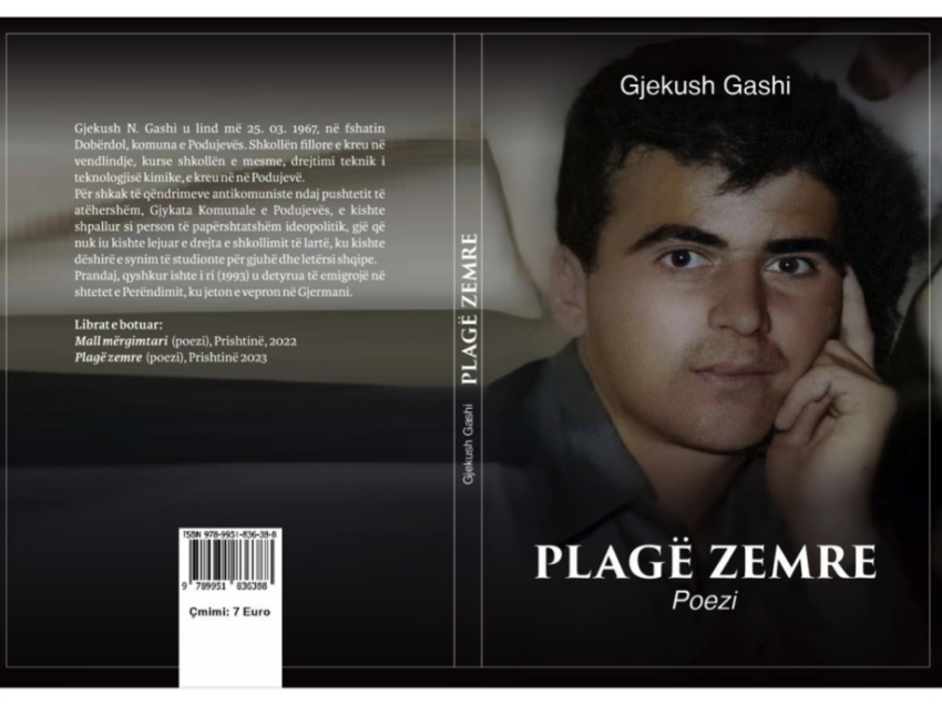 Vështrim i shkurtër rreth vëllimit poetik “plagë zemre” të poetit Gjekush Gashi 