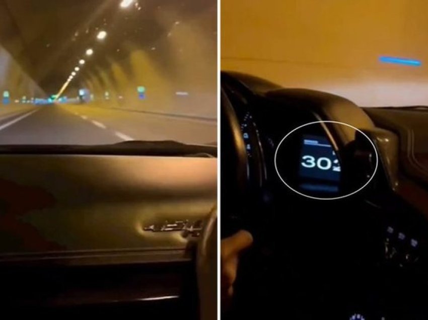 “Aleks na vrave, të kam vëlla”/ Pamjet tronditëse të të rinjve me 307 km/orë në tunelin e Kalimashit