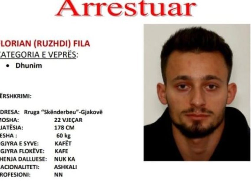 Policia e arreston 22-vjeçarin që po kërkohej për dhunim