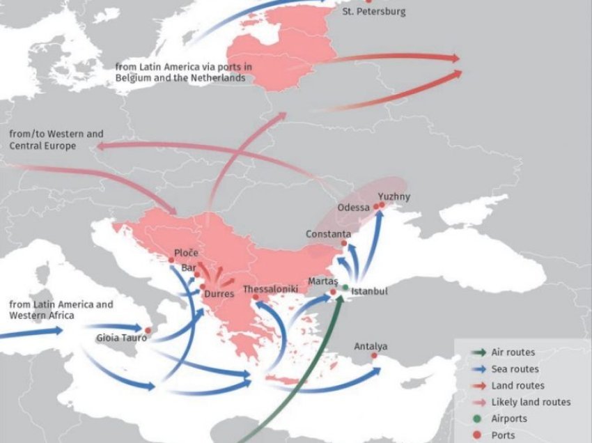 Raporti i OKB-së: Grupet shqipfolëse, ‘lojtarë’ të mëdhenj në tregun e kokainës në Europë