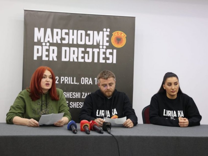 “Liria ka emër” organizon Marsh për drejtësi në mbështetje të ish-krerëve të UÇK-së