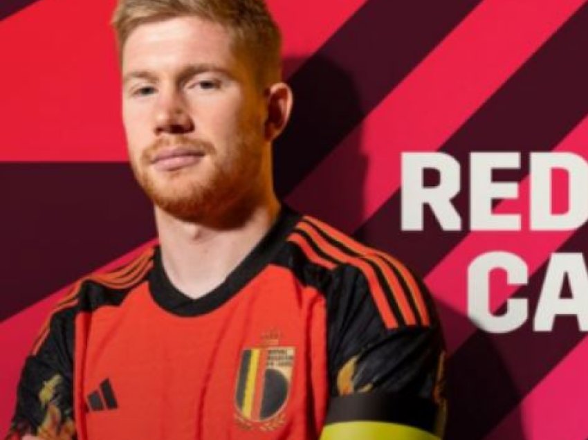 De Bruyne emërohet kapiten te Belgjika