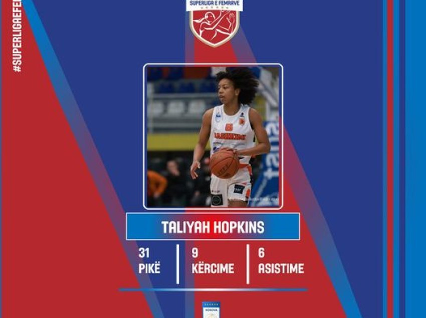 Taliyah Hopkins, MVP e xhiros së fundit