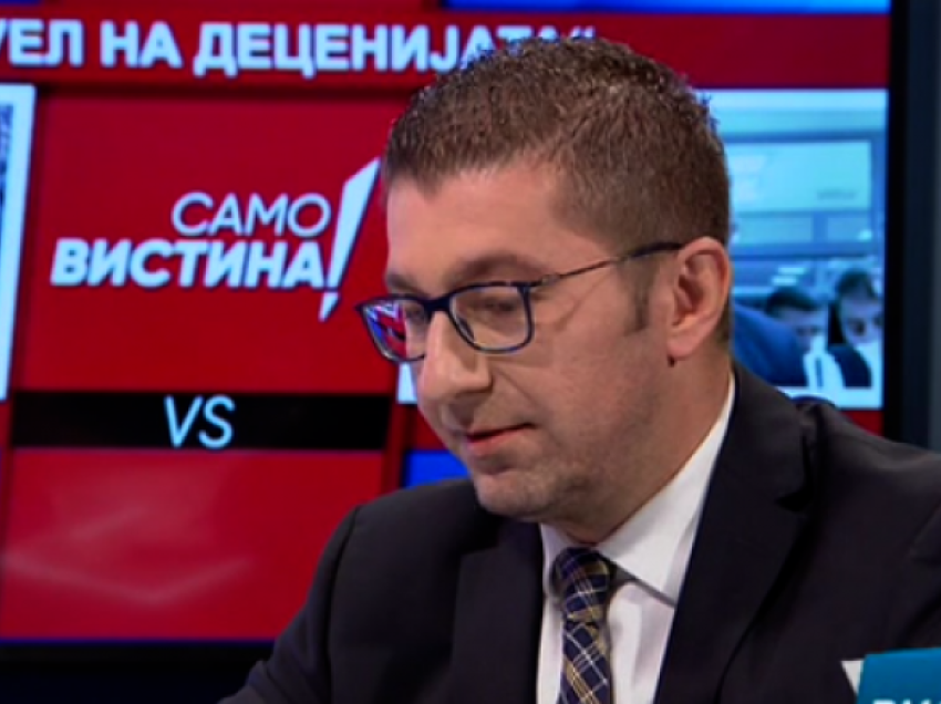 Mickoski: Për OBRM-PDUKM-në, një qeverisje me BDI-në nuk është skenar i dëshirueshëm