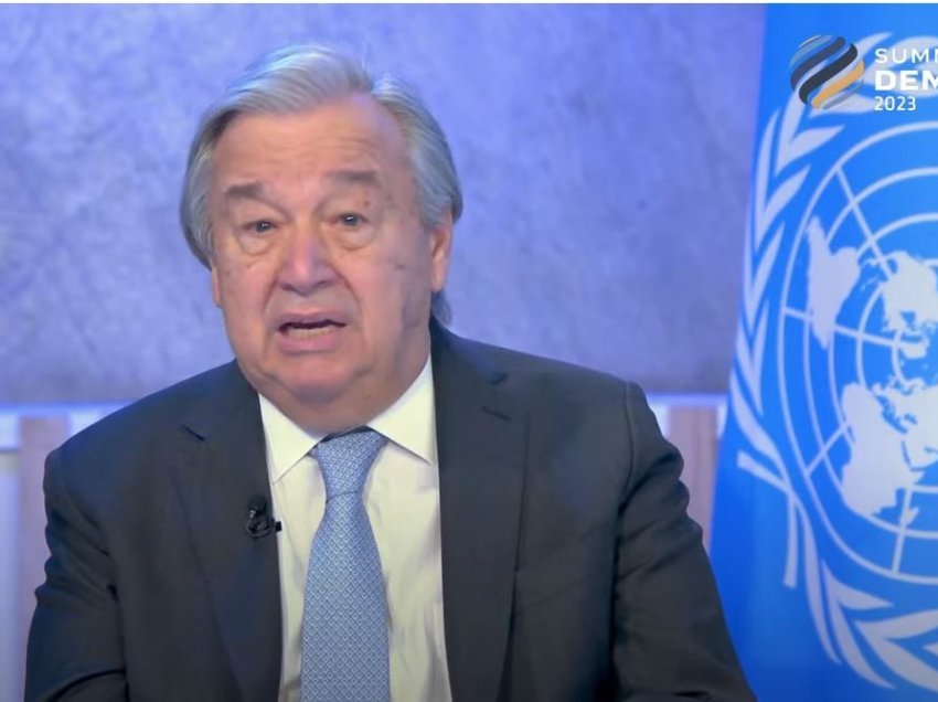 Guterres: Shoqëria e fortë demokratike janë vendet që përmirësohen vet