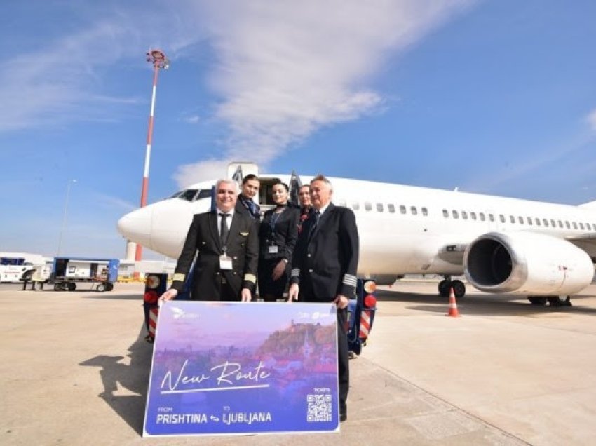 ​Aeroporti “Adem Jashari” prej sot me linjë direkte për në Lubjanë