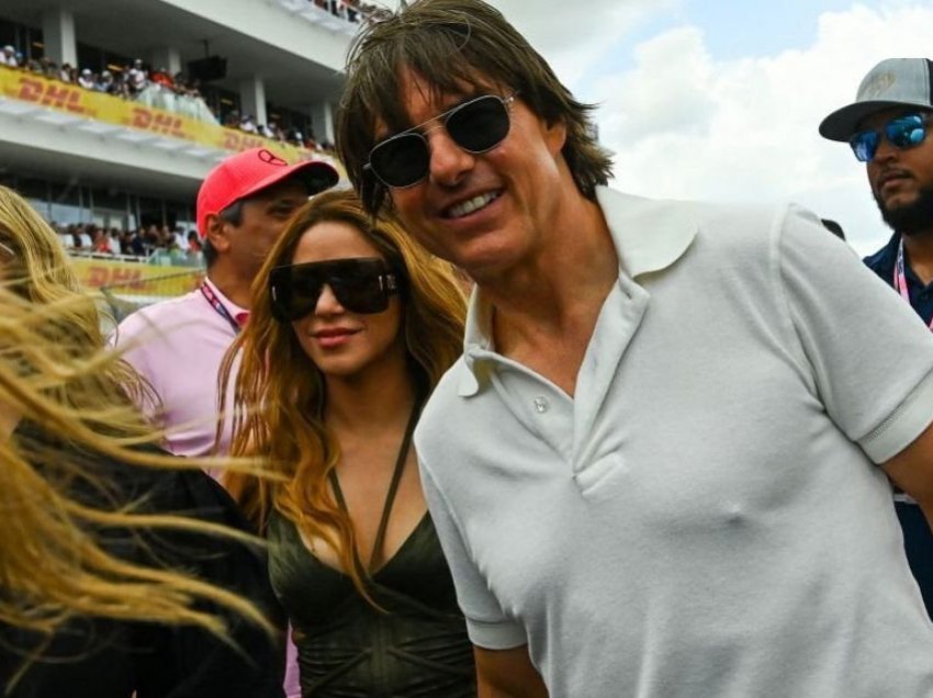 Shakira dhe Tom Cruise u panë bashkë në garën e Formula 1, nisin thashethemet për romancë të mundshme