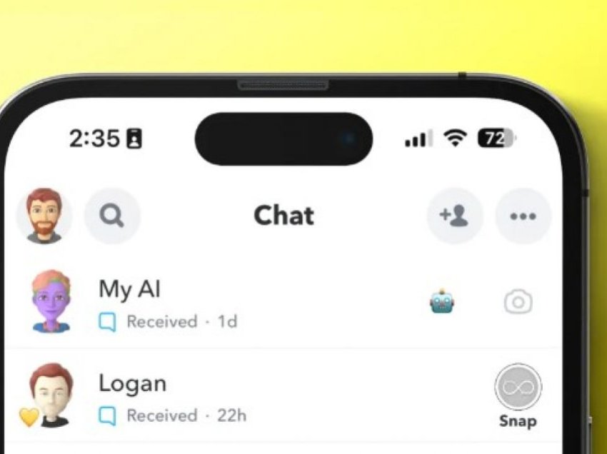 Si mund ta hiqni chatbotin MyAI të Snapchat nga feed-i i juaj i bisedës?