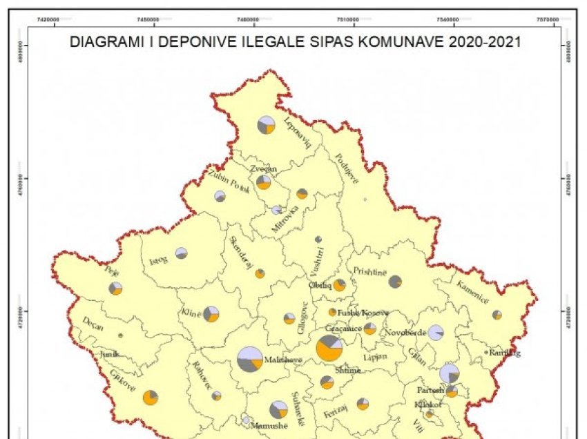 ​Prizreni me më së shumti deponi të egra të mbeturinave, Gjakova më së paku