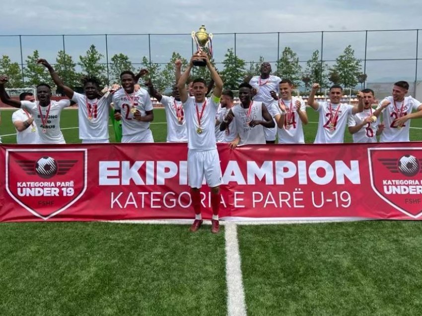 Bylis kampion për U-19, Shkëndija Tiranë triumfon tek U-17