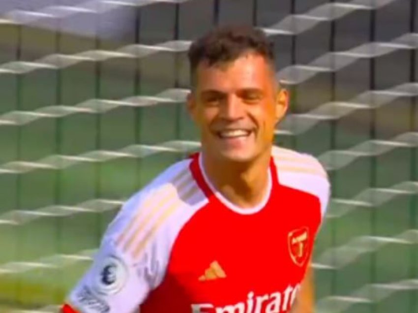 Xhaka shënon gol për Arsenalin