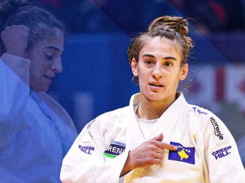 Nora Gjakova e gjunjëzon me ippon gjermanen, fiton medaljen e bronztë në Kampionatin Evropian