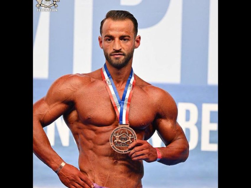 Rilind Musa, renditet i pesti në Kampionatin Botëror të bodybuildingut