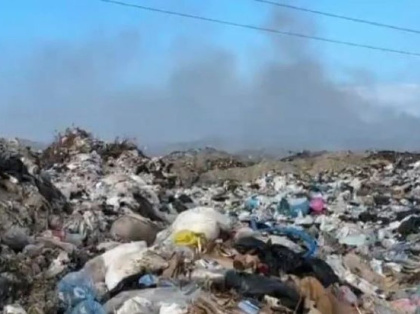 Tymi toksik nga zjarri në mbetjet urbane të Vlorës, rëndohet ndotja e ajrit