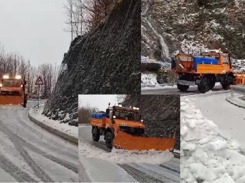 Dëbora e parë për këtë vit filloi në Qafë Thore, ARRSH: Na fton në sezonin dimëror  