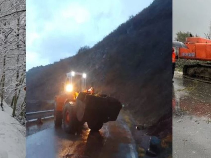 Rënie intertesh në disa akse rrugore, në Veri vijon dëbora! ARRSH: Pajisuni me goma dimërore dhe zinxhirë