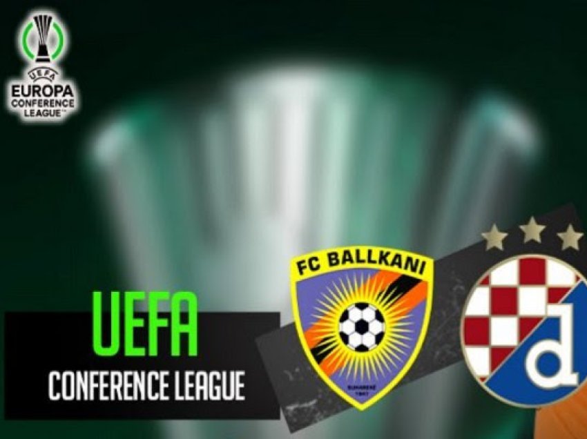 Ballkani-Dinamo Zagreb, formacionet zyrtare