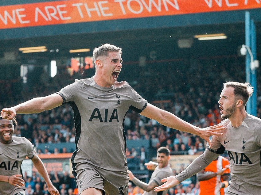 Tottenham triumfon me një lojtar më pak, merre kreun e tabelës 