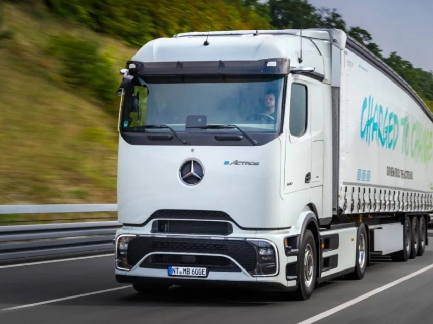 Mercedes-Benz prezanton kamionin elektrik eActros 600 për distanca të gjata – deri në 500 kilometra me një karikim