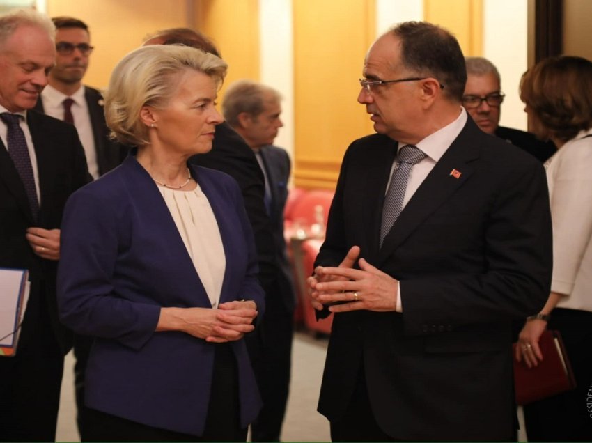 “Shqipëria, e vendosur në rrugëtimin drejt BE-së”/ Begaj takim me Von Der Leyen, kërkon ndëshkimin e sulmit serb në Kosovë