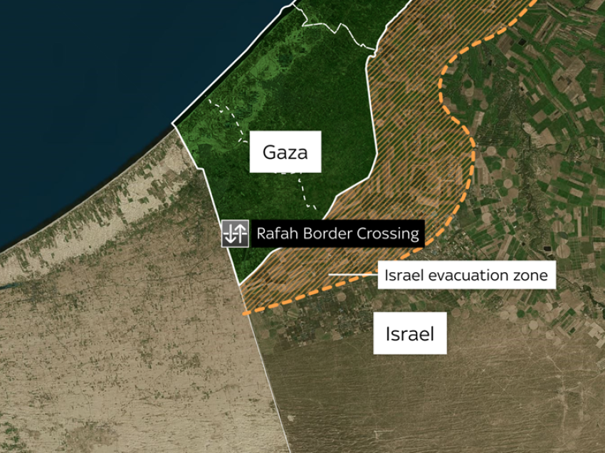 Kamionët e ndihmës mbërrijnë në vendkalimin Rafah