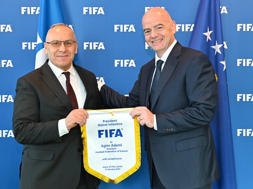 Infantino me një mesazh për Agim Ademin