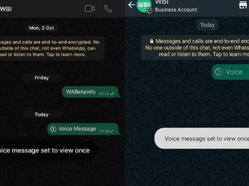 WhatsApp teston audio-mesazhet që mund të dëgjohen vetëm njëherë