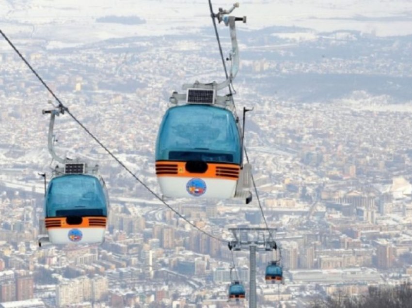 Teleferiku në Vodno prej nesër do të punojë sipas regjimit dimëror