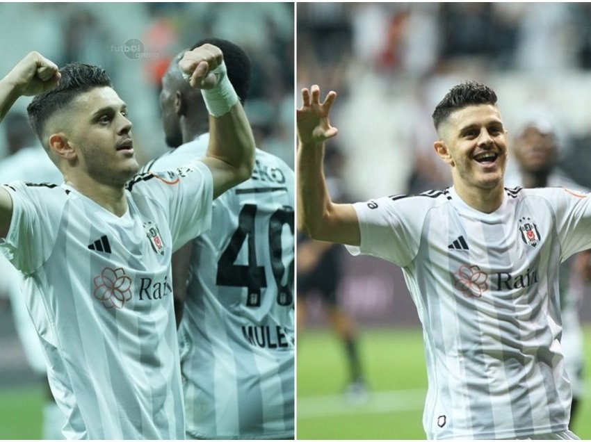 Rashica shënon golin e parë për gjigantin turk